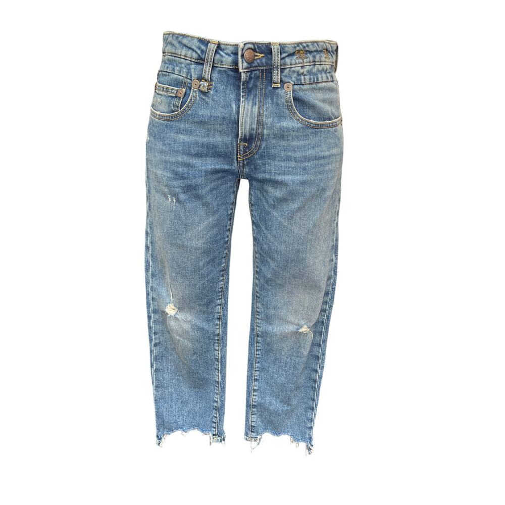 R13 Blue Straight Leg Jeans